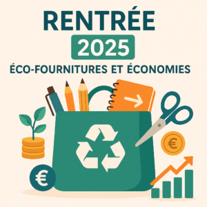 Lire la suite à propos de l’article Rentrée 2025 : Fournitures écolos économisent 💸