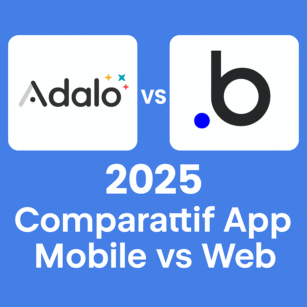 Lire la suite à propos de l’article Adalo vs Bubble 2025 : Comparatif App Mobile vs Web