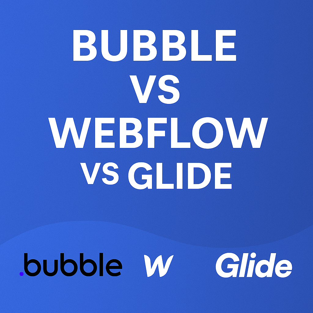 Lire la suite à propos de l’article Bubble vs Webflow vs Glide : Comparatif Complet 2025
