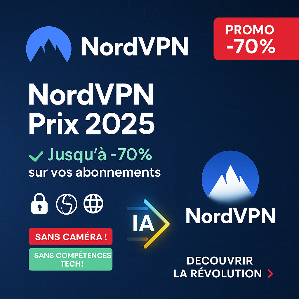Lire la suite à propos de l’article NordVPN Prix 2025 : Tarifs, Promotions et Comment Économiser 70%