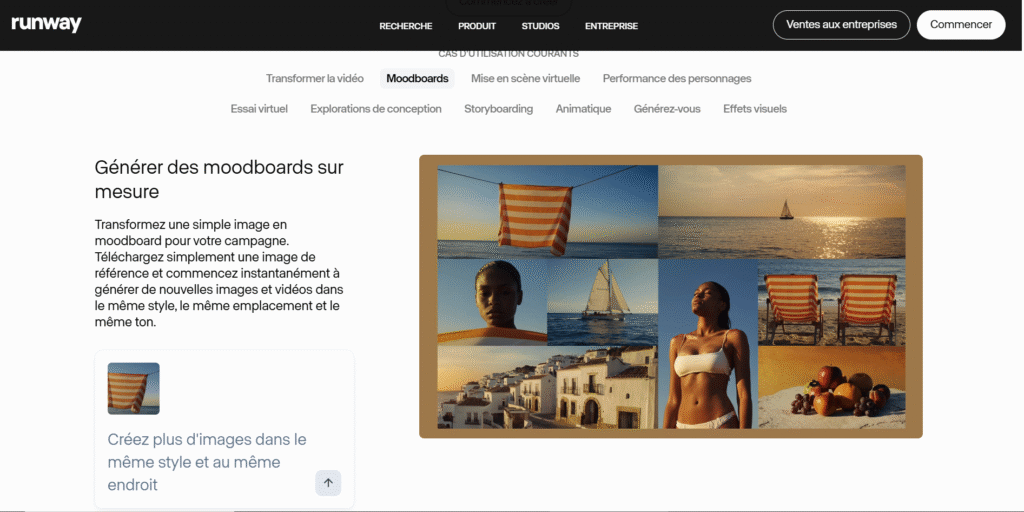 Transformez les invites de texte en storyboards avec RunWay