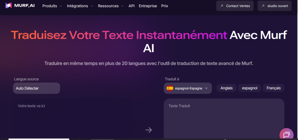 Murf AI taduction vidéo