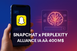 Lire la suite à propos de l’article Snapchat intègre Perplexity : moteur de recherche basé sur l’IA clé d’un accord 400M$