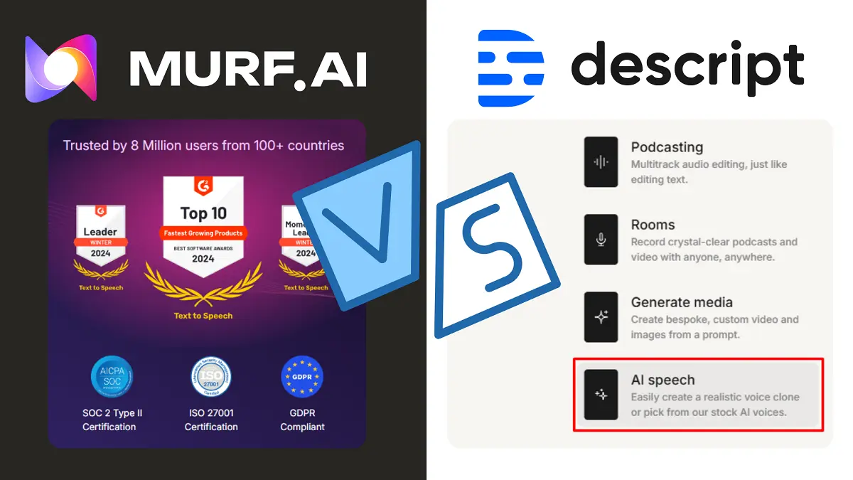 You are currently viewing Murf AI vs Descript : Lequel choisir en 2025 ?