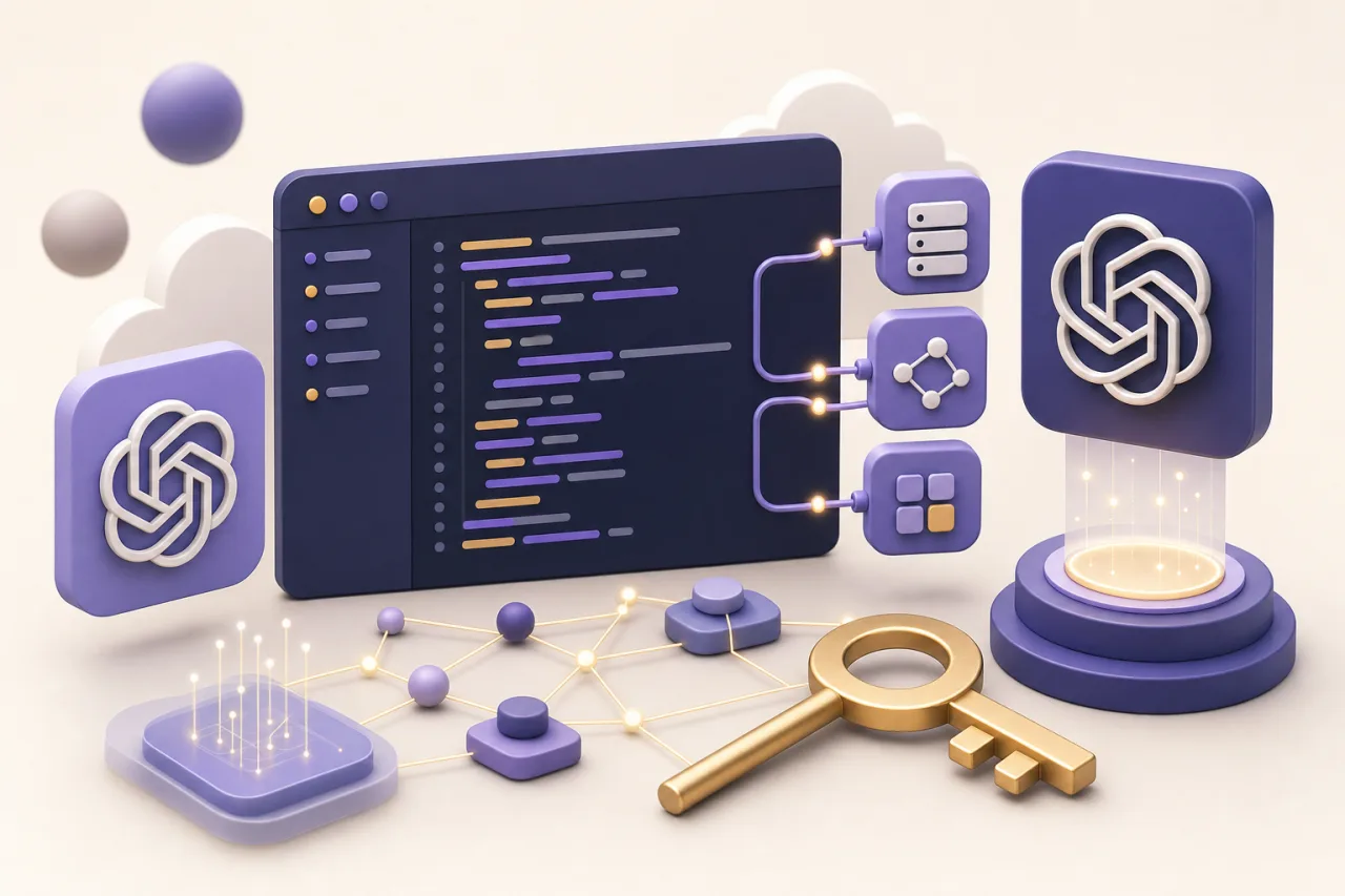 API ChatGPT et OpenAI : connecteurs, cle et modeles