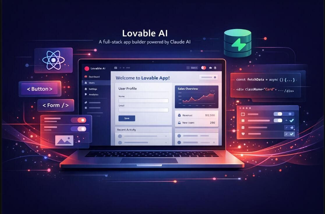 Lovable AI - Builder d'applications web full-stack alimenté par Claude AI - Guide 2026