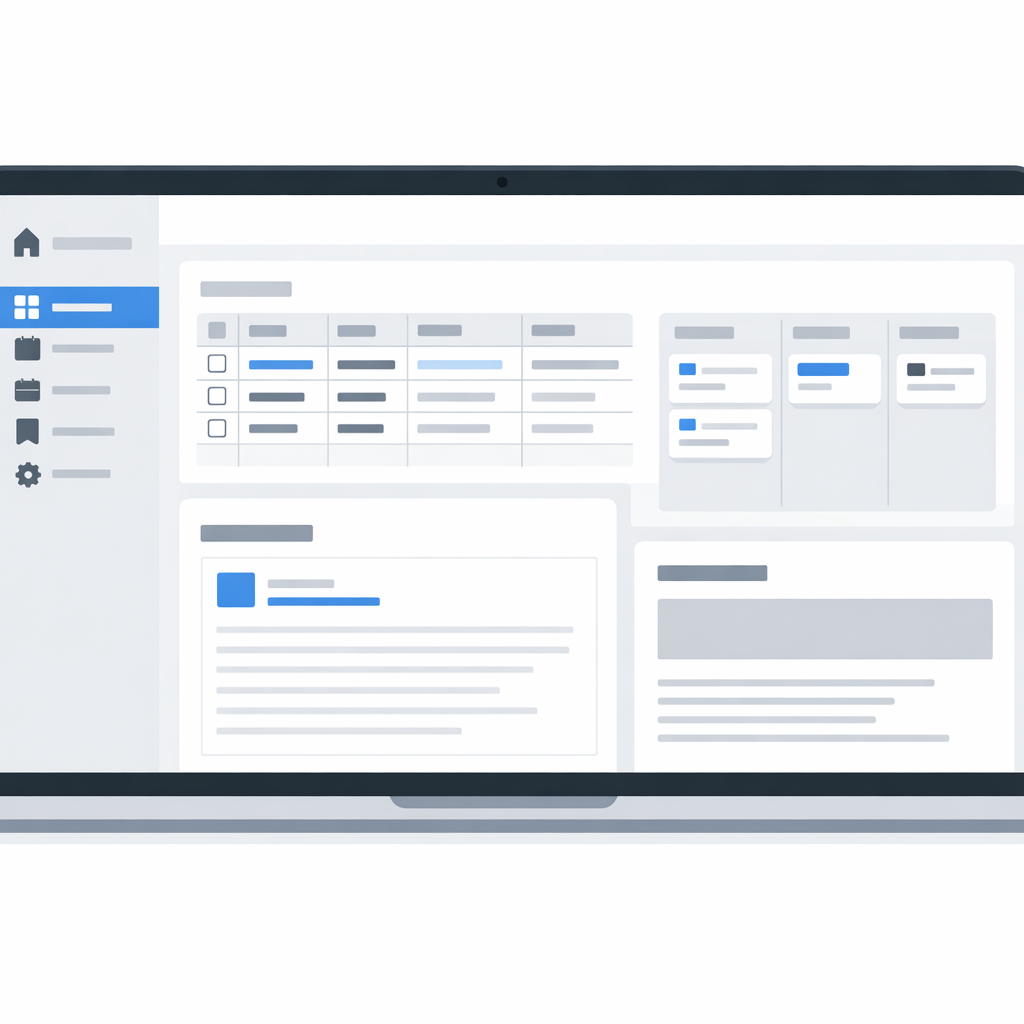 Notion application de productivité tout-en-un 2026 - interface workspace avec base de données et documents