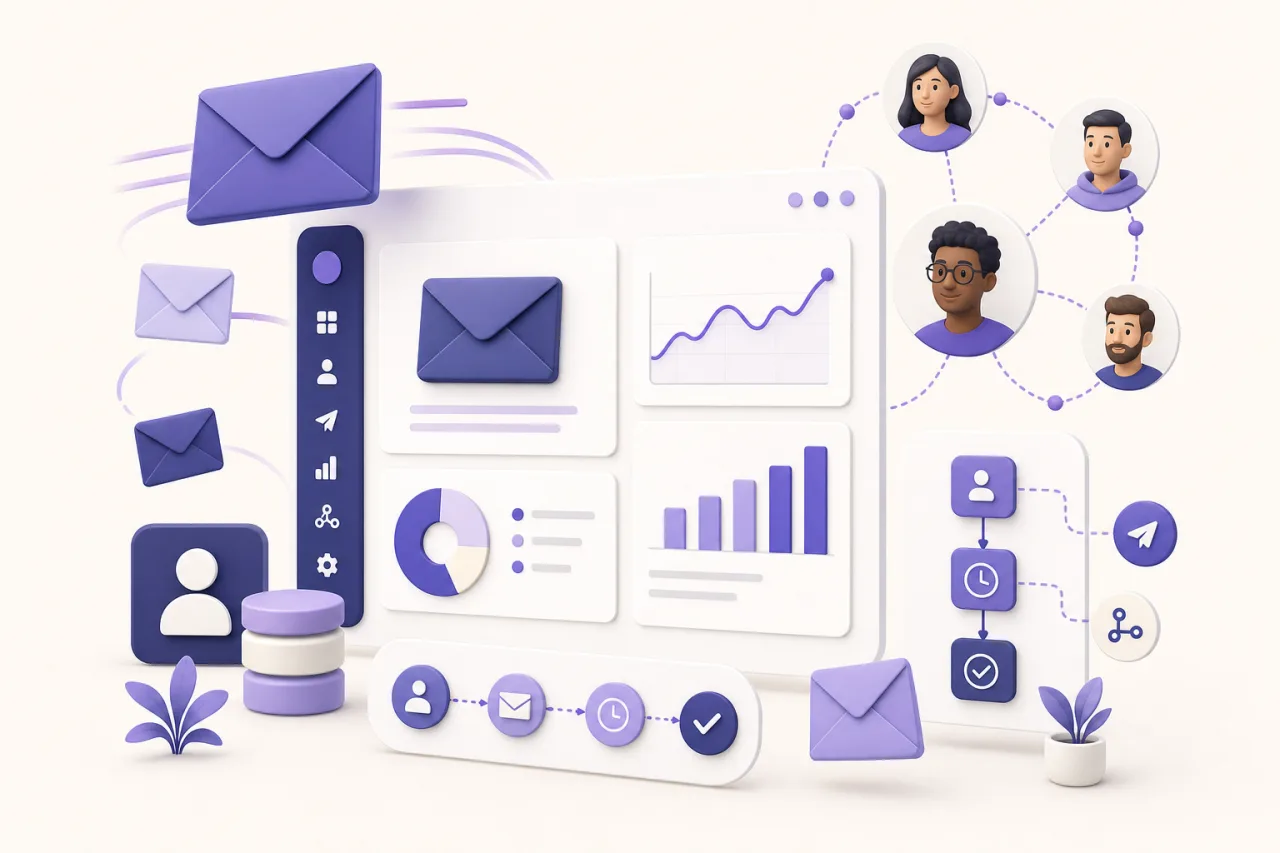 Plateforme emailing et CRM Brevo : campagnes, contacts et automatisation