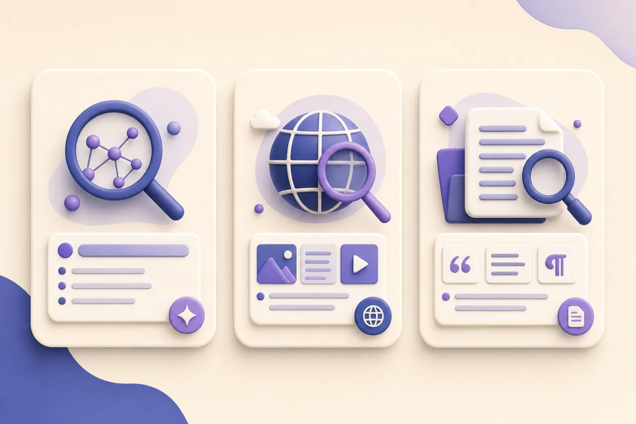 Comparaison de plusieurs outils de recherche IA