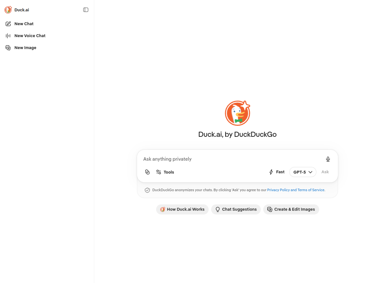 Duck.ai, l'IA anonyme de DuckDuckGo