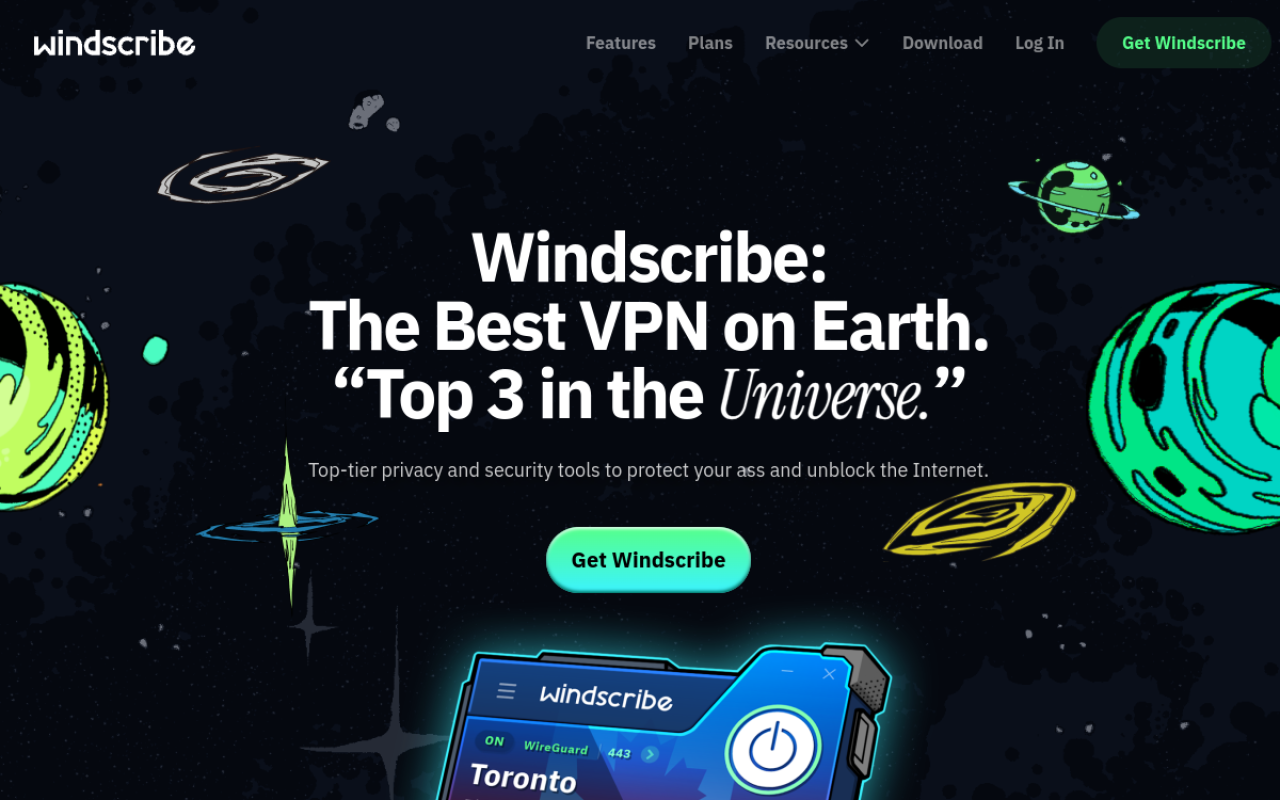 Windscribe, VPN gratuit