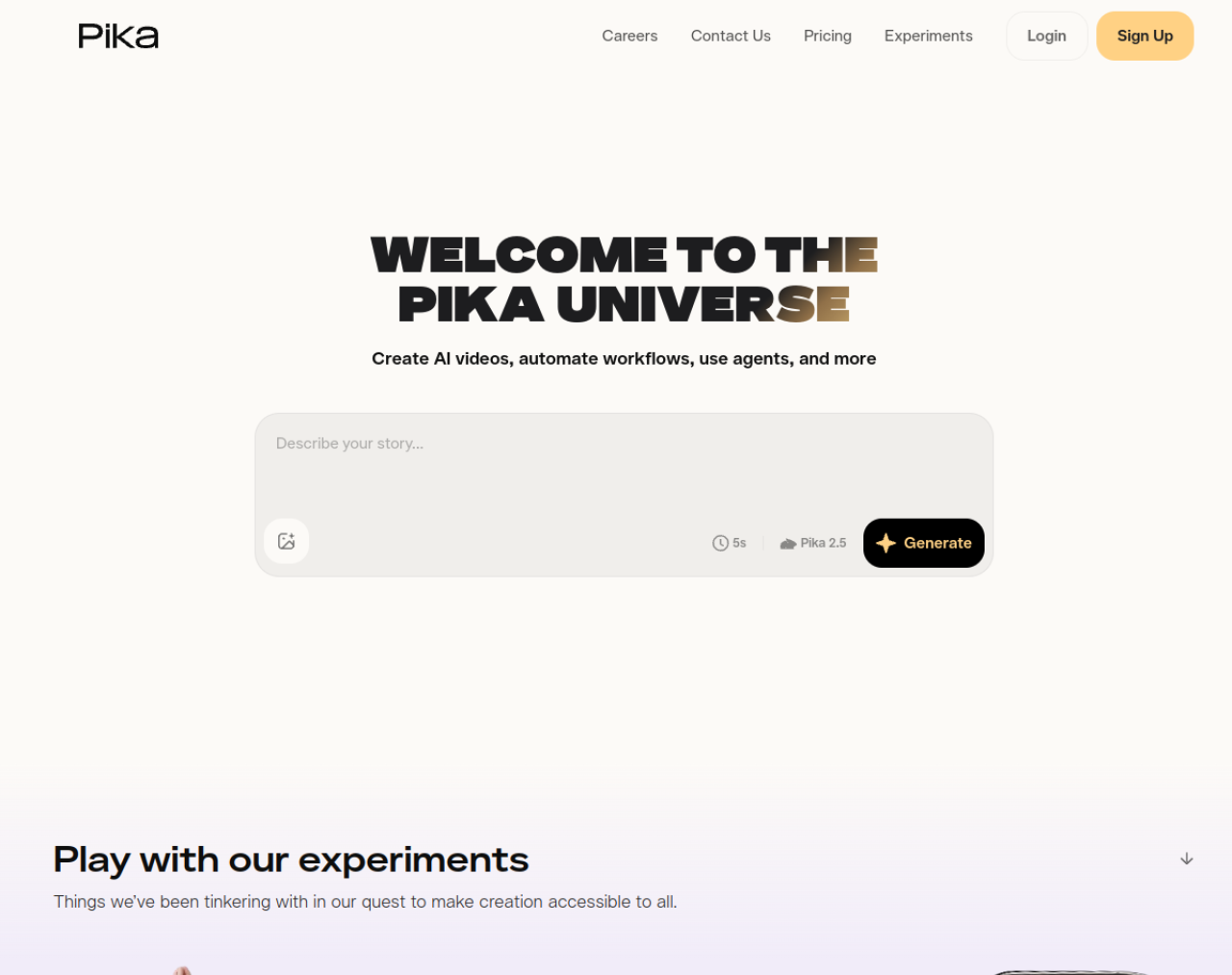 Pika Labs, générateur vidéo IA à filtres modérés