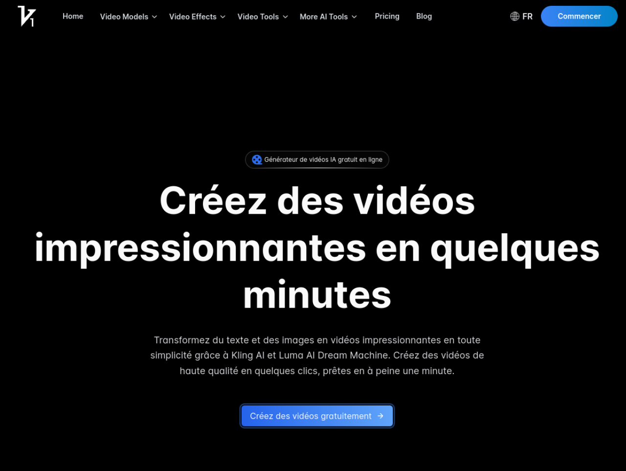Vidful, générateur vidéo IA gratuit en ligne